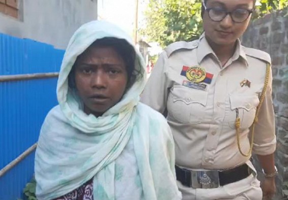Alleging a Drug-Peddling scam behind Beauty Parlour Curtain, Club members handed over a woman to police