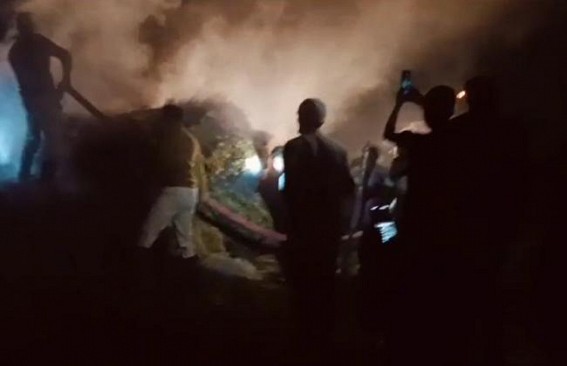 Miscreants burnt Poor Farmer’s Crops