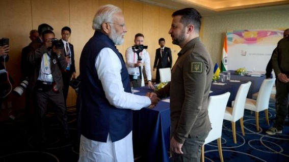 PM Modi invites Ukraine President to India, Zelensky accepts
