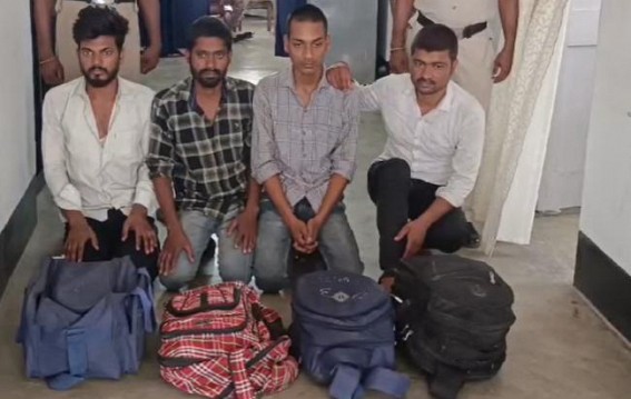 4 arrested with Phensedyl at Agartala railway station