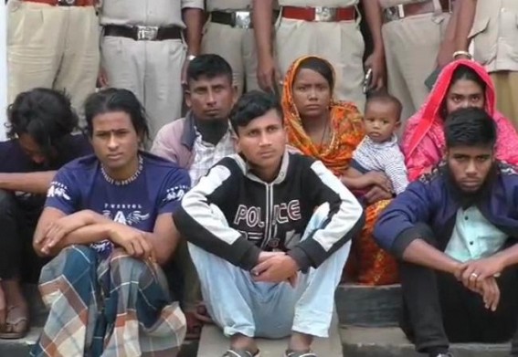 7 illegally enterer Bangladeshi arrested from Kanchanjunga Express: Two of the Bangladeshi men were appearing as Women