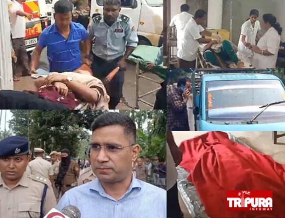 1 Spot Dead, 9 Critical After a Terrifying road accident in Khowai