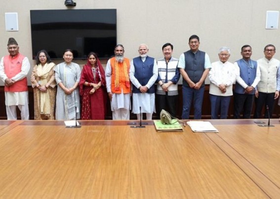 Prime Minister met a delegation of SC/ST MPs