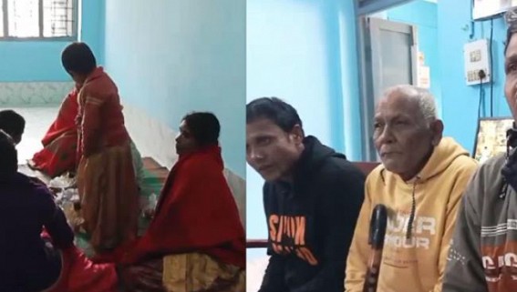Hindu Families fled Bangladesh, detained in Tripura