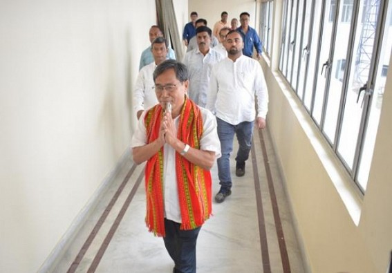 CPI-M State Secretary Jitendra Chowdhury takes charge as Tripura Assembly Opposition Leader, Says, ‘Will voice for the People’
