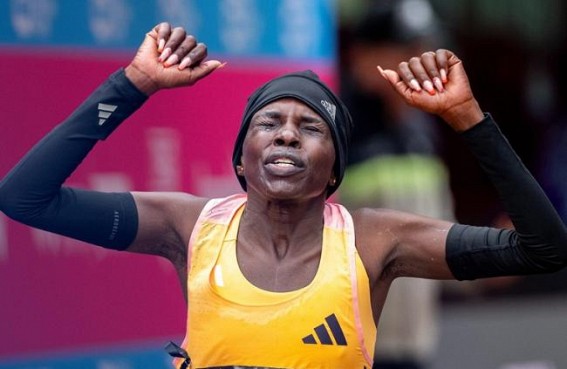 Jepchirchir's women-only marathon World Record ratified just before Paris Olympics