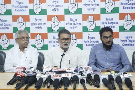 ‘Complete Lawlessness in Tripura’ : Congress