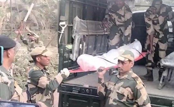 Dead Body of Bangladesh’s suspected smuggler who died in clash with BSF sent to home