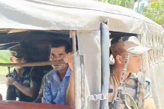 Santir Bazar Police arrested 5 Bangladeshis