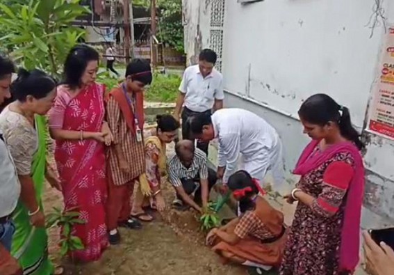 National Education Policy Week : Plantation Drive in Tripura Schools