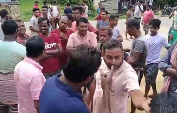 Workers not receiving sand at proper rate ; protest held