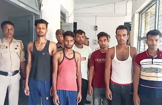6 Bangladeshi citizens Arrested from Agartala Airport