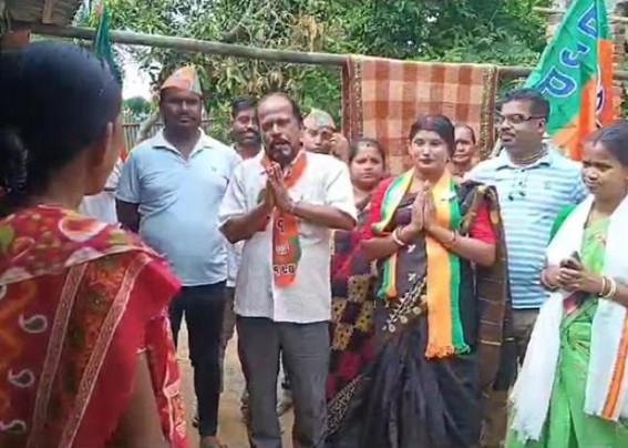 BJP candidate Intensifies Campaign for West Tripura Jila Parishad Seat