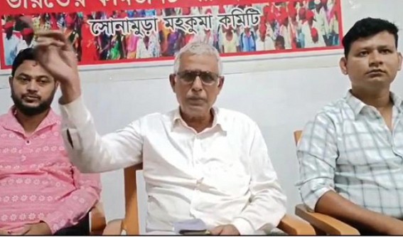 CPI-M slams BJP accusing ‘Mass Rigging’ in Sonamura during Panchayat Polls