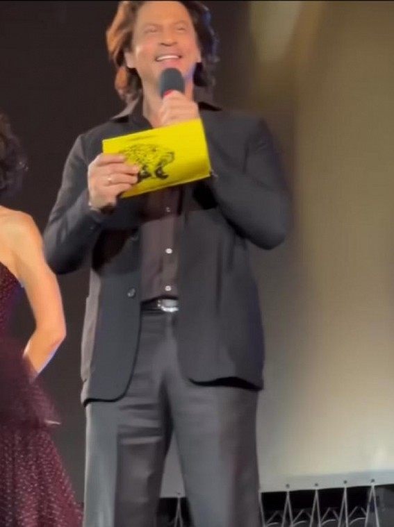 SRK delivers speech at Locarno Film Fest: ‘Art is the act of affirming life’