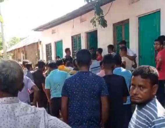 On Oath-Taking Day, Tension sparked among BJP supporters centering Panchayat posts in Sonamura