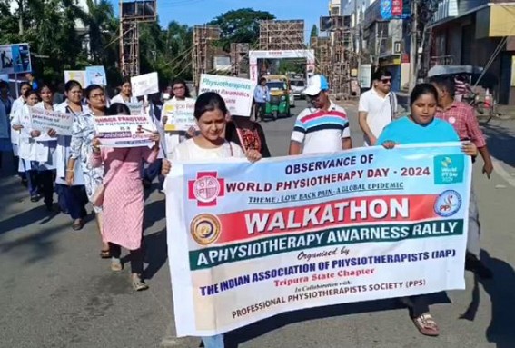 World Physiotherapy Day observed by the Indian Association of Physiotherapists in Tripura
