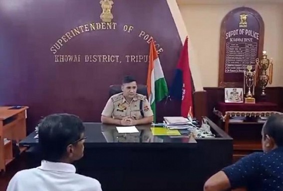 Khowai Police destroyed over 1 Lakh Ganja Plants