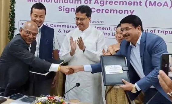 TITs struggle without the basic infrastructure in this Tech-Savvy Job Market : Tripura Govt signs MoA with TATA Tech Lmt to advance students’ learning 