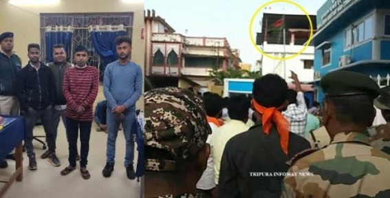 Seven were Arrested for organizing a Violent Protest at the Bangladesh High Commissioner’s Office, burning Bangladesh’s Flag