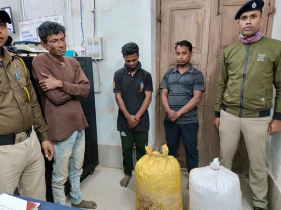 Drug Smugglers arrested by Jatrapur Police