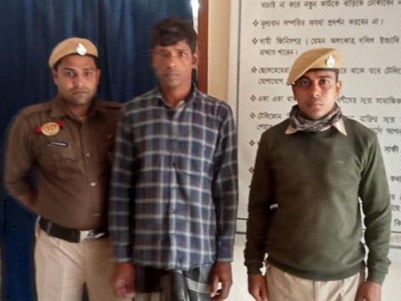 Bangladeshi living in Sonamura illegally for 3-Years arrested : Total 28 Bangaldeshi arrested in 24 hrs across Tripura with BSF, Police's efforts 