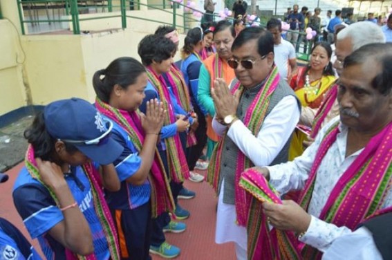 Friendly match organized to mark International Women’s Day 2024 by Tripura Cricket Association