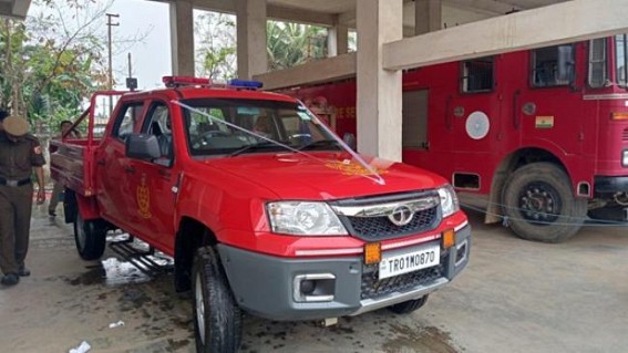 Bishalgarh Fire Brigade receives technically advanced emergency vehicle 