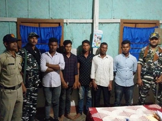 5 Bangladeshi civilians arrested in Khowai