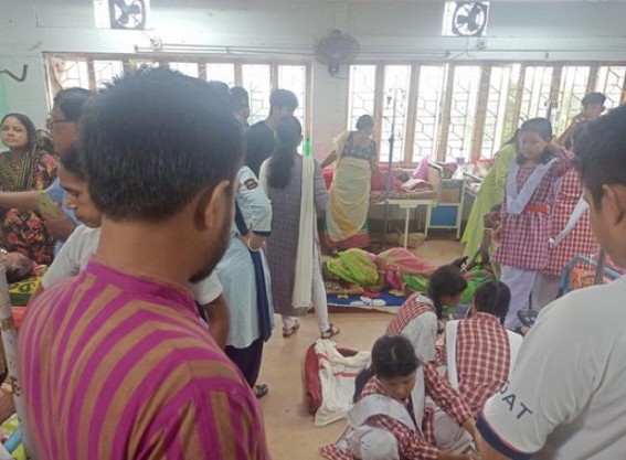 Mass Food Poisoning among students after consuming Tripura Govt School’s Hostel meals ; SFI, TSU slammed State Govt for failing to ensure ‘Food Security’