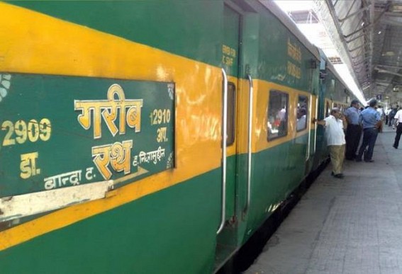 ‘Garib Rath’ Train Services to start in Tripura from 3rd July