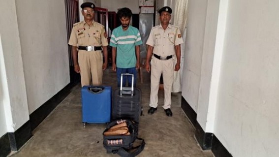 Man arrested by Police 40 Kg Marijuana