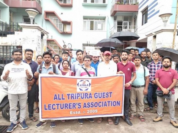 Tripura Degree Colleges’ Guest Lecturers Demand for ‘Regularization’