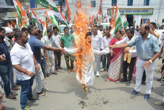 Congress protested against UGC-NET scam
