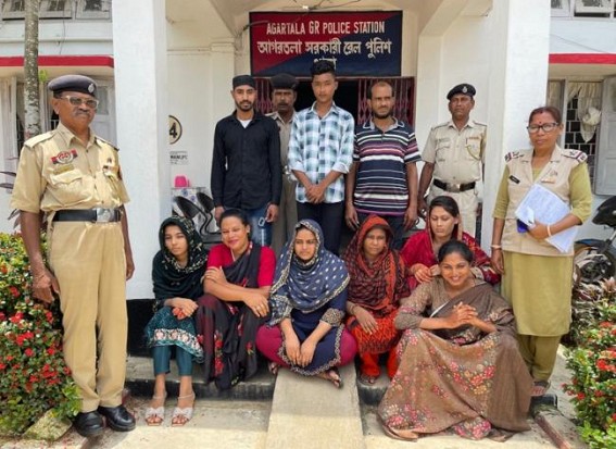 9 Bangladeshi Arrested in Agartala Railway Station