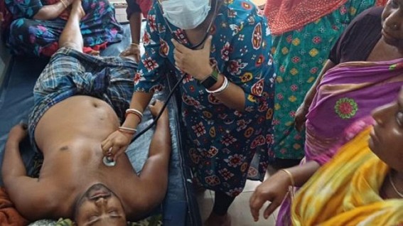 45 Years Old Man Electrocuted in Sonamura : Remains Critical