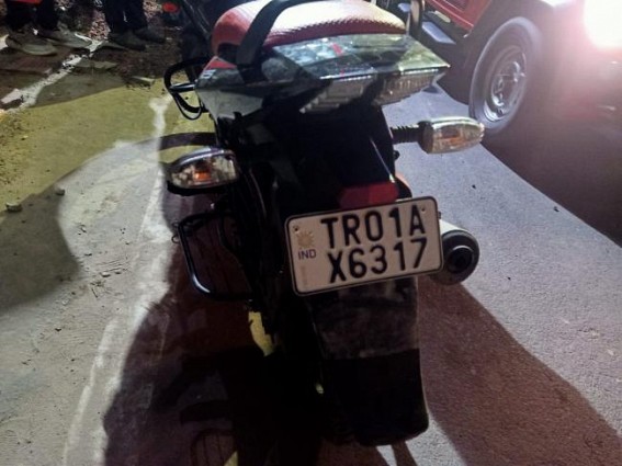 Two were injured in Road Accident in Agartala Mowchak Club area