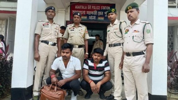 Bittu and Ankul : Two Men from Bihar Arrested with approx 300 KG Ganja in Tripura 
