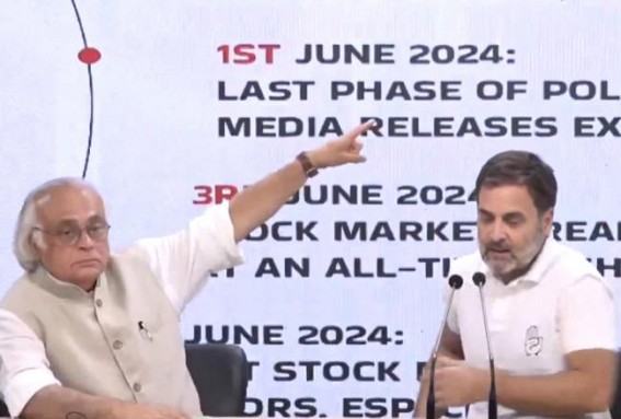 Congress accused BJP Govt of involving in ‘Biggest Stock Market Scam’ using Election Period and Exit Polls 