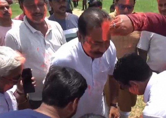 BJP celebrates Lok Sabha Election victory at 13 Pratapgarh