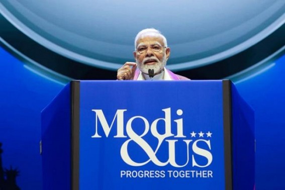‘Your skills and dedications are unbeatable: the real brand ambassadors of India’ : PM Modi to U.S. NRIs