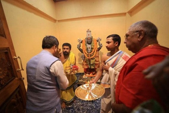 Tripura’s first Balaji temple inaugurated by CM Dr. Manik Saha in Unakoti District