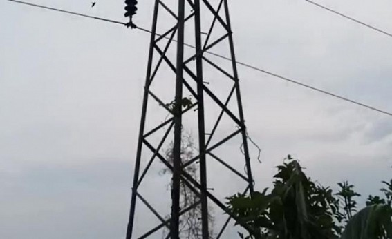 11,000-volt wire collapsed on a Church; TSECL number remains unresponsive