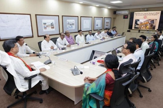 Four-member-delegation of AIIMS visited Tripura ; Met CM