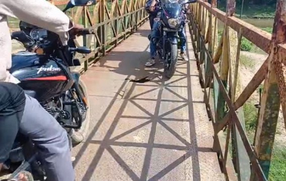 Melaghar Bridge Becomes Death Trap, Residents Demand Repair
