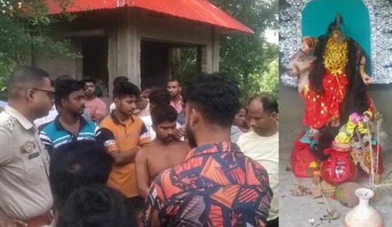 Tension Erupts in Udaipur Over Vandalism of Goddess Sheetala's Idol