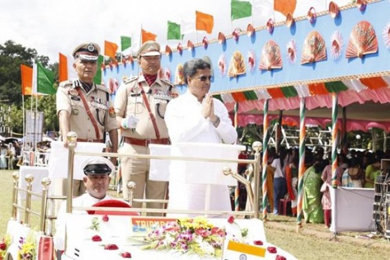 79th Independence Day Celebrated Statewide in Tripura with Colorful Splendor