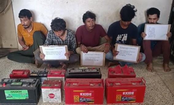 5 thieves were arrested in Banamalipur theft case