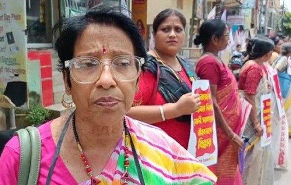 Democratic Women's Association Holds Anti-War Rally in Tripura Ahead of Central Committee Conference