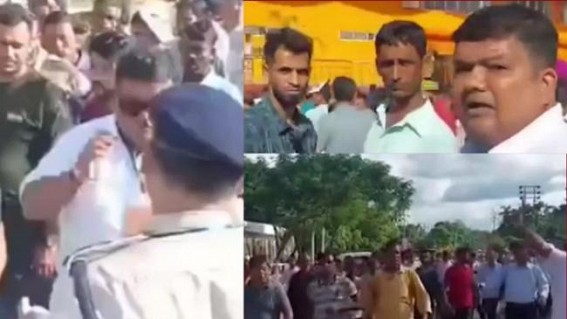 Unexpected ! BJP MLA Breached Security Protocols : Broke into Prime Minister's Security Cordon with his Supporters 